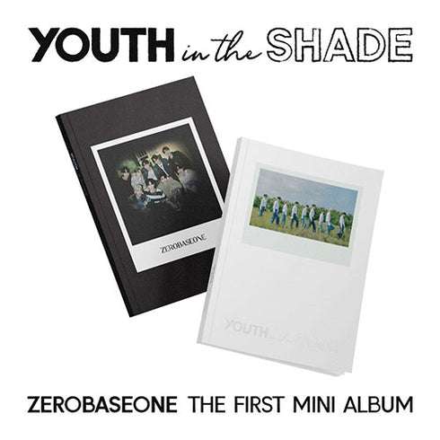 ZEROBASEONE 1ST MINI ALBUM - YOUTH IN THE SHADE (ARTBOOK VER.) + APPLEMUSIC PHOTOCARD